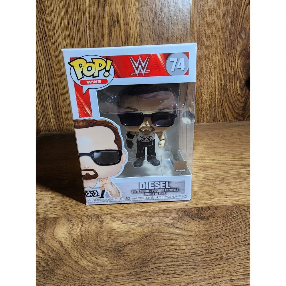 Funko Pop! WWE - Diesel #74 Kevin Nash. Open‎ box. (Box Damaged)